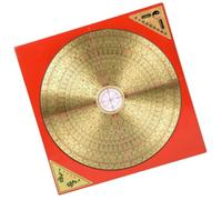 VINTORKY Vintage Chinese Compass Lightweight Sturdy Copper Iron Outdoor Compass for Camping Survival and Orienteering Decoration