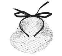 VINTORKY Vintage Mesh Veil Headband Elegant Fascinator Hair Net for Tea Parties Formal Occasions Comfortable Design Sophisticated Women Accessories