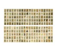 VINTORKY Vintage Mini Memo Cards 2 Packs Retro Collage Paper Notes for Journaling Scrapbooking and Handwriting, Small Message Paper Set for Office and Creative Projects