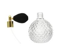 VINTORKY Vintage Refillable Perfume Bottle Airbag Sprayer Portable Glass Perfume Spray Bottle for Travel for Storing and Spraying