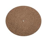 VINTORKY Vinyl Record Mat Cork Turntable Pad Record Protective Mat Turntable Slipmat Black