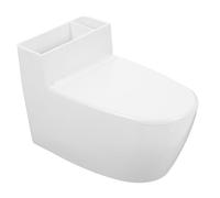VINTORKY Wall Mounted Bathroom Ashtray with Lid, Toilet Shaped Clamshell Structure, Stainless Steel and Abs Material, Easy to Open and Close, Windproof Design for Desktop and Living Room
