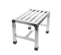 VINTORKY Waterproof Stool for Shower Small Sitting Stool Stainless Steel Bathroom Small Metal Bench Multipurpose Use Prevents Slipping Home Use and Individuals with Mobility Challenges