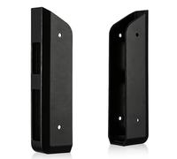 VINTORKY Weight Scale Bracket Pair Wall Mounted Acrylic Black Holder for Kitchen and Bedroom Scale Storage