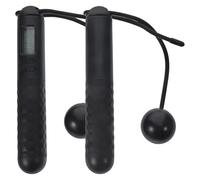 VINTORKY Weighted Cordless Jump Rope Suitable for Leisure Slimming and Shaping, 1 Pair with Smart Counter Abs Material, Sweat-absorption Feature with 2032mah Battery for Fitness Workout