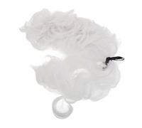 VINTORKY White Judge Lawyer Wig Ribbon for Courtroom Role-play Cosplay Events and Theatrical Comfortable Performance Hair Accessory for Historical Reenactments and Fancy Dress Occasions
