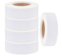 VINTORKY White Self-Adhesive Target Board Repair Stickers Practical Square Repairing Labels for Target Game 5 Rolls Portable Accessory Pasters for Shooting Practice