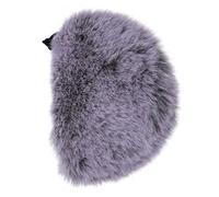 VINTORKY Windproof Foam Mic Cover with Drawstring, Gray Microphone Protective Sleeve for Large Condenser Microphone, Soft Mic Filter Screen Suitable for Studio and Outdoor Use