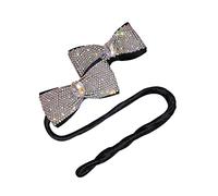 VINTORKY Women Rhinestone Bowknot Bun Maker Twisted Hair Styling Tool for Messy Buns for Parties Yoga and Daily Fashion Great for