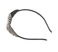 VINTORKY Women Rhinestone Headband Bead Hair Band Bohemian Ethnic Style for Wedding Guest