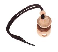VINTORKY Wooden Car Air Freshener Diffuser Cute Essential Oil Perfume Bottle Ornament for Rearview Mirror Sturdy Hanging Design Unique Vehicle Decoration and Lucky Charm for Women