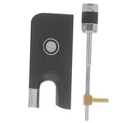 VINTORKY Wooden Cello Bow Frog Replacement Copper Metal Violin Replacement Part Black Wear Resistance Easy to Apply Musical Equipment Accessory for Practicing