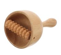 VINTORKY Wooden Cup-Shaped Scraping Tool for Body Massager Relief with Smooth Edges, Portable Design for Use the Gym or Traveling, Unique Appearance Massage Supply