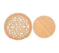 VINTORKY Wooden Guitar Soundhole Covers Acoustic Feedback Buffer for Guitar with Good Dampening Effect Beige