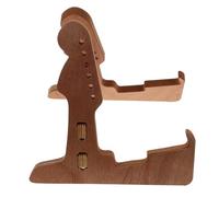 VINTORKY Wooden Guitar Stand Floor Rack for Ukulele, Violin, and Electric Bass - Stable Solid Wood Instrument Display Holder for Acoustic and Electric Guitars