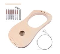 VINTORKY Wooden Harp Material Bag Musical Instrument Diy Kit Lyre Kit for Boys and Girls
