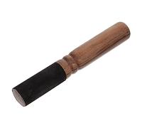 VINTORKY Wooden Mallet for Tibetan Singing Bowl Meditation with Brown Pu Handle, Delicate Handmade Buddha Sound Bowl Striker Suitable for Yoga Training and Stress Relief
