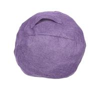 VINTORKY Yoga Ball Cover with Handle - 55cm Reusable Cotton Linen Stability Exercise Ball Sleeve - Washable Non-slip Protector for Fitness Workout Easy Carrier