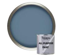 Vintro All Purpose Paint Blue Multi-Surface Paint Flat Matt Finish Interior & Exterior 250Ml