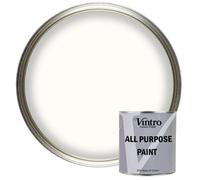 Vintro All Purpose Paint Off White Multi-Surface Paint Flat Matt Finish Interior & Exterior 250Ml