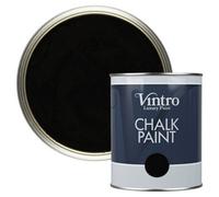 Vintro Black Chalk Paint/furniture Paint Matt Finish 1 Litre (Victorian Black)