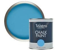 Vintro Blue Chalk Paint/furniture Paint Matt Finish 1 Litre (Trinity)