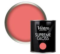 Vintro Blush Pink Gloss Paint 1L Walls, Ceilings, Metal & Wood (Marilyn's Blush)