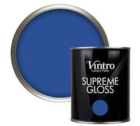 Vintro Bright Blue Gloss 1L Walls, Ceilings, Metal & Wood (Cobalt)