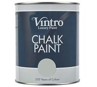 Vintro | Chalk Paint | Furniture Paint | Shabby Chic | Upcycle | Decorate | Ultra Matt Finish | 1 Litre (Duck Egg)