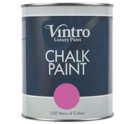 Vintro | Chalk Paint | Furniture Paint | Shabby Chic | Upcycle | Decorate | Ultra Matt Finish | 1 Litre (Orchid)