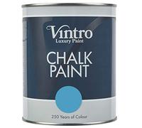 Vintro | Chalk Paint | Furniture Paint | Shabby Chic | Upcycle | Decorate | Ultra Matt Finish | 1 Litre (Trinity)