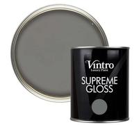 Vintro Dark Grey Gloss 1L Walls, Ceilings, Metal & Wood (Cloudburst)