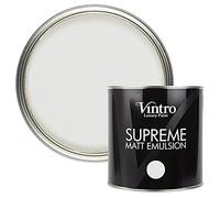 Vintro | Luxury Matt Emulsion | Creamy White | Smooth Chalky Finish | Multi Surface Paint | for Walls, Ceilings, Wood and Metal | 2.5L (Creamy White - Champagne Waltz)