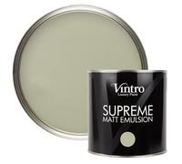 Vintro Luxury Matt Emulsion Green Multi Surface Paint For Walls, Ceilings, Wood, Metal - 2.5L (Symphony Green)