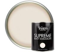 Vintro Luxury Matt Emulsion Pale Peach Smooth Chalky Finish, Multi Surface Paint - Walls, Ceilings, Wood, Metal - 1L (Autumn Glow)