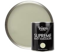 Vintro Luxury Matt Emulsion - Smooth Chalky Finish Multi Surface Paint for Walls, Ceilings, Wood and Metal - 1L (Pale Green - Symphony Green)