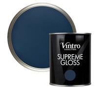 Vintro Navy Blue Gloss 1L Walls, Ceilings, Metal & Wood (Picasso Blue)
