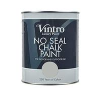Vintro | No Seal Chalk Paint | Green/Blue | Interior & Exterior Use | Furniture | Walls | Wood | Metal | 1 Litre (Duck Egg)