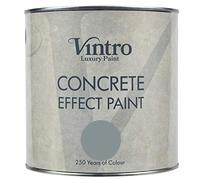 Vintro Paint | Concrete Effect Paint | Blue-Grey | 2.5L (Slate)