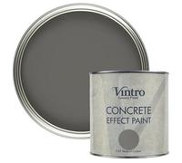 Vintro Paint Concrete Effect Paint Dark Grey - Flint 2.5L