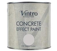 Vintro Paint | Concrete Effect Paint | Light Grey | 2.5L (Chalk)