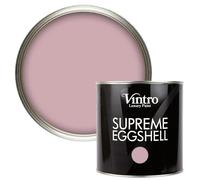 Vintro Paint | Eggshell Paint | for Walls | Wood | Trim | Satin Furniture Paint | Interior & Exterior Use. (Dusky Pink - Albert Bridge, 2.5 Litres)