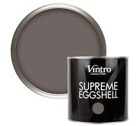 Vintro Paint | Eggshell Paint | for Walls | Wood | Trim | Satin Furniture Paint | Interior & Exterior Use. (Taupe - Fresco, 2.5 Litres)