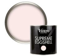 Vintro Paint Pale Pink Eggshell For Walls Wood Trim Satin Furniture Paint Interior & Exterior 2.5L (Candyfloss)