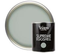 Vintro Paint | Satin Furniture Paint | Green-Blue | Wood | Trim | Metal | Eggshell Finish | 1 Litre (Duck Egg)