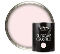 Vintro Paint | Satin Furniture Paint | Light Pink | Wood | Trim | Metal | Eggshell Finish | 1 Litre (Candyfloss)