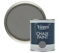 Vintro Paint Vintro Dark Grey Chalk Paint/furniture Paint Matt Finish 1 Litre (Cloudburst)