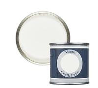 Vintro Paint | White Chalk Paint | Furniture Paint | Shabby Chic | Ultra Matt Finish | 125ml (Crystal - White, 125ml)