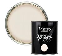 Vintro Pale Peach Grey Gloss 1L Walls, Ceilings, Metal & Wood (Autumn Glow)
