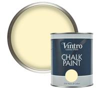 Vintro Pale Yellow Chalk Paint/furniture Paint Matt Finish 1 Litre (Isabella)